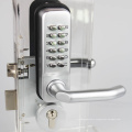 High Security Mechanical Doors Lock in silver Surface with handle ,RCL-208B